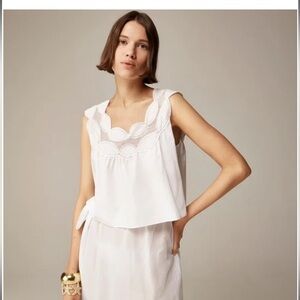 NWT J. Crew Swingy Lace Top